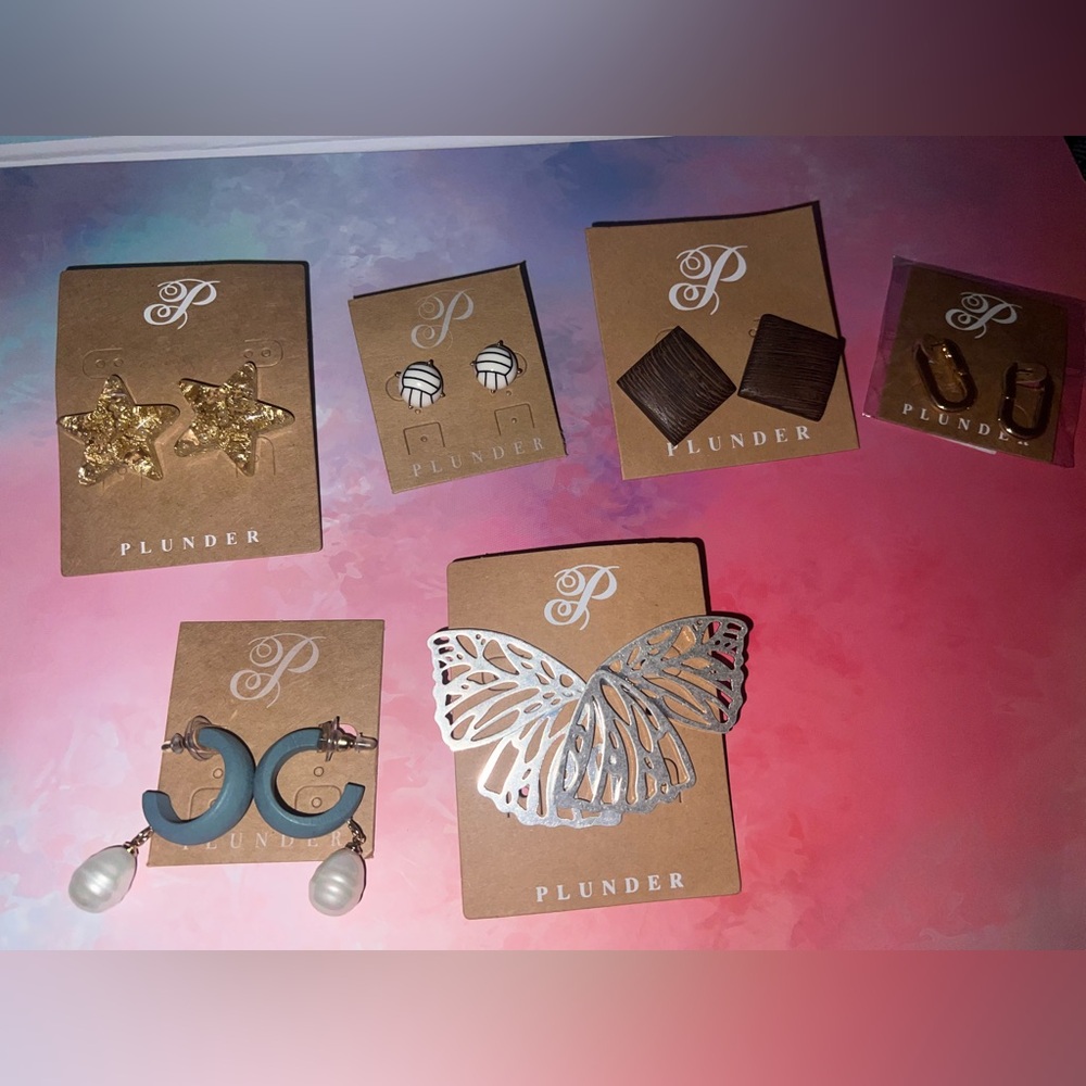 Plunder Silver Filigree Butterfly Brooch